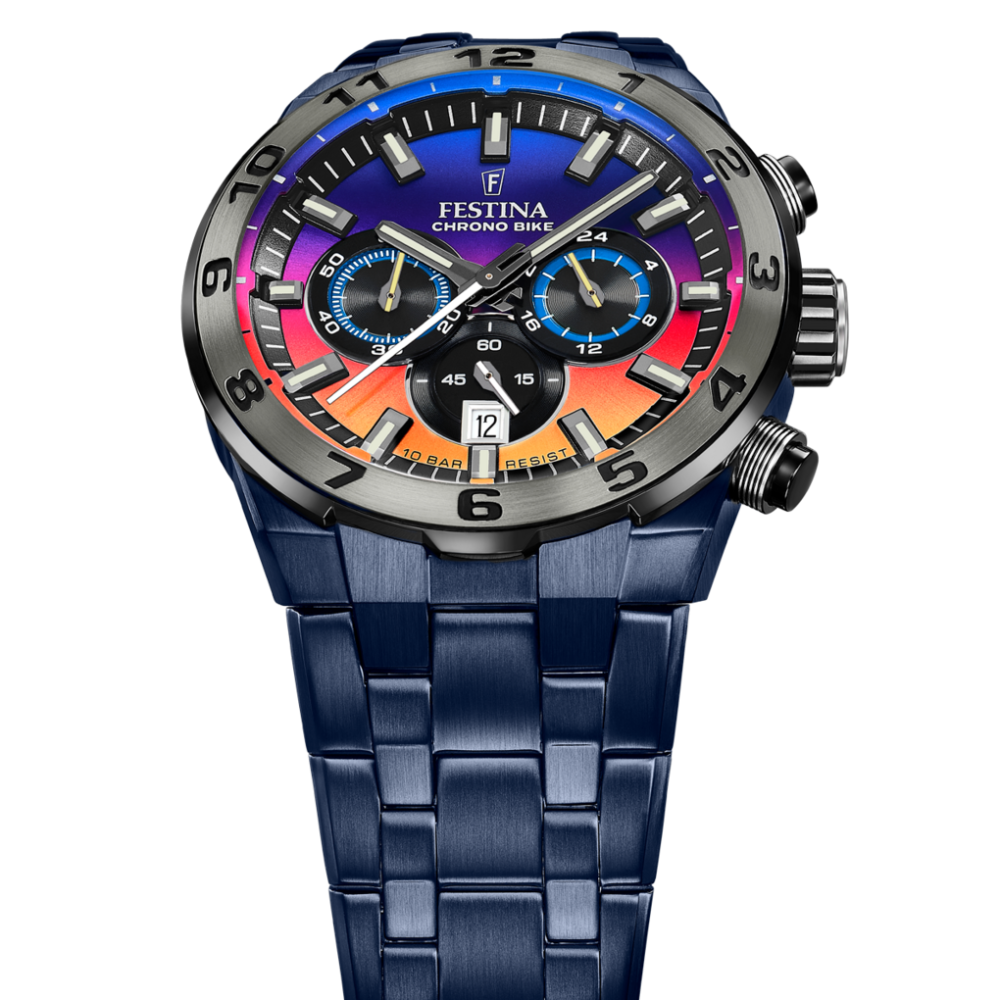 Festina Orologio Cronografo Acciaio Blu