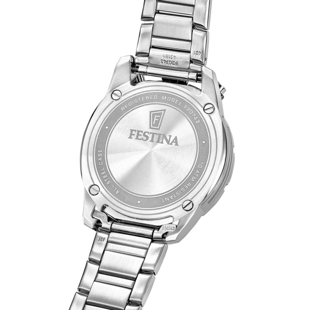 Festina Orologio Cronografo Acciaio Quadrante Verde