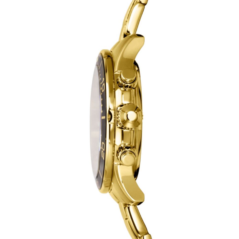 Lotus Cronografo Acciaio Gold Quadrante Nero