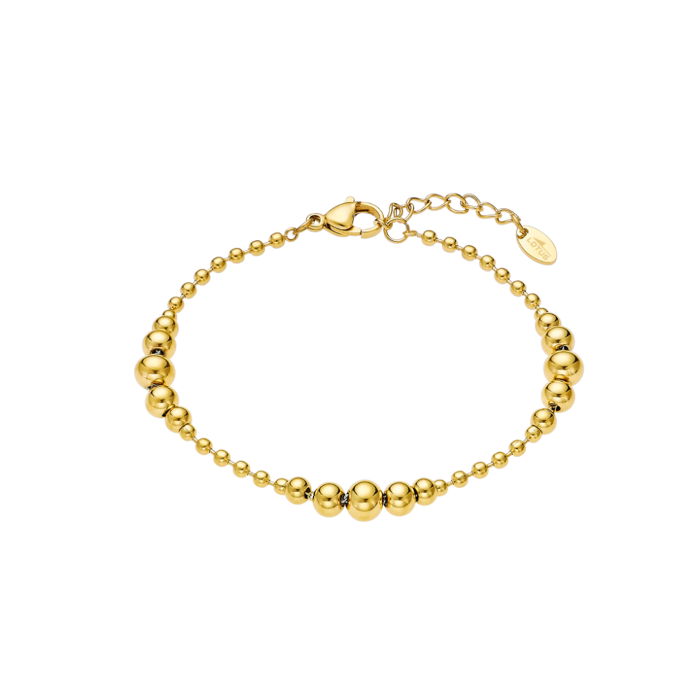 Lotus Box Orologio+Bracciale Acciaio Gold Quadrante Madreperla