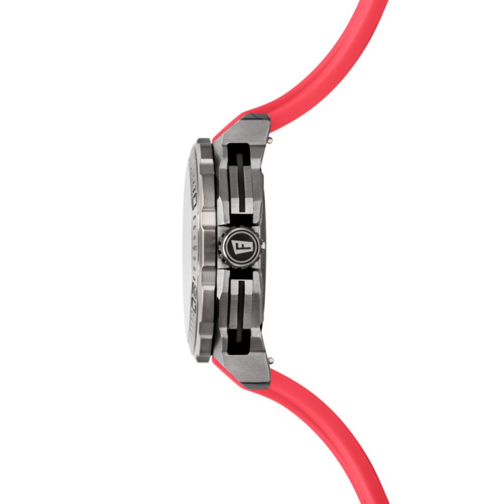 Festina Orologio Cronografo Acciaio Quadrante Nero-Rosso