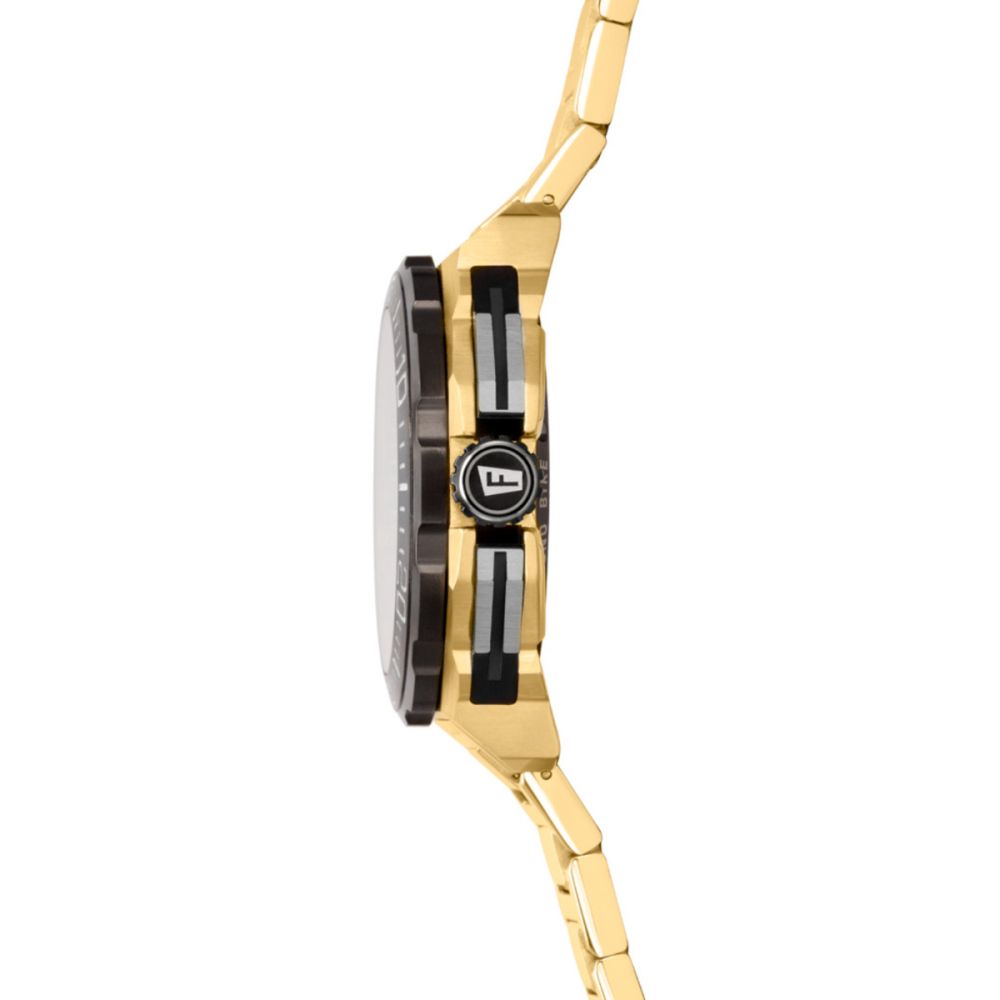 Festina Orologio Cronografo Acciaio Gold Quadrante Marrone