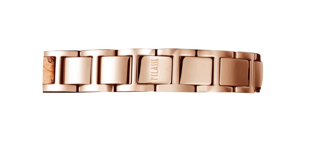 1° Classe Orologio Solo Tempo Acciaio Rosè e Pelle Bali