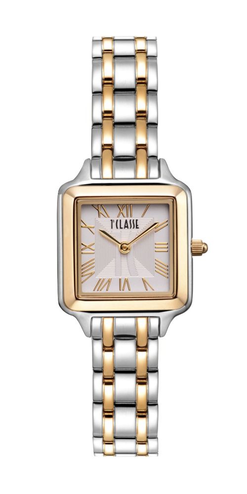 1° Classe Orologio Solo Tempo Acciaio Bicolore Time Square