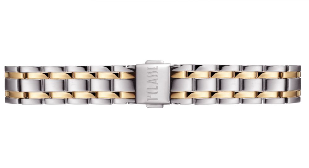 1° Classe Orologio Solo Tempo Acciaio Bicolore Time Square