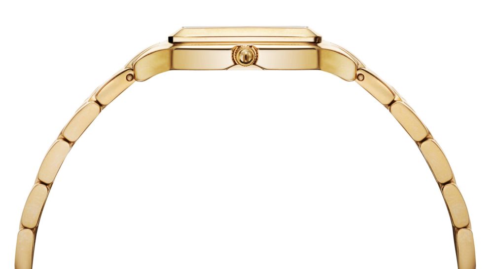 1° Classe Orologio Solo Tempo Acciaio Gold Time Square