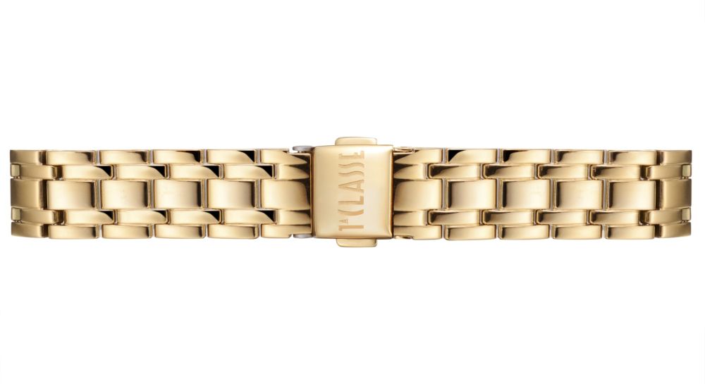 1° Classe Orologio Solo Tempo Acciaio Gold Time Square