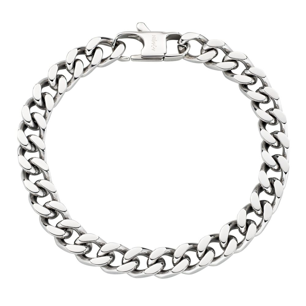 Amen Bracciale Catena Uomo Acciaio 316 L