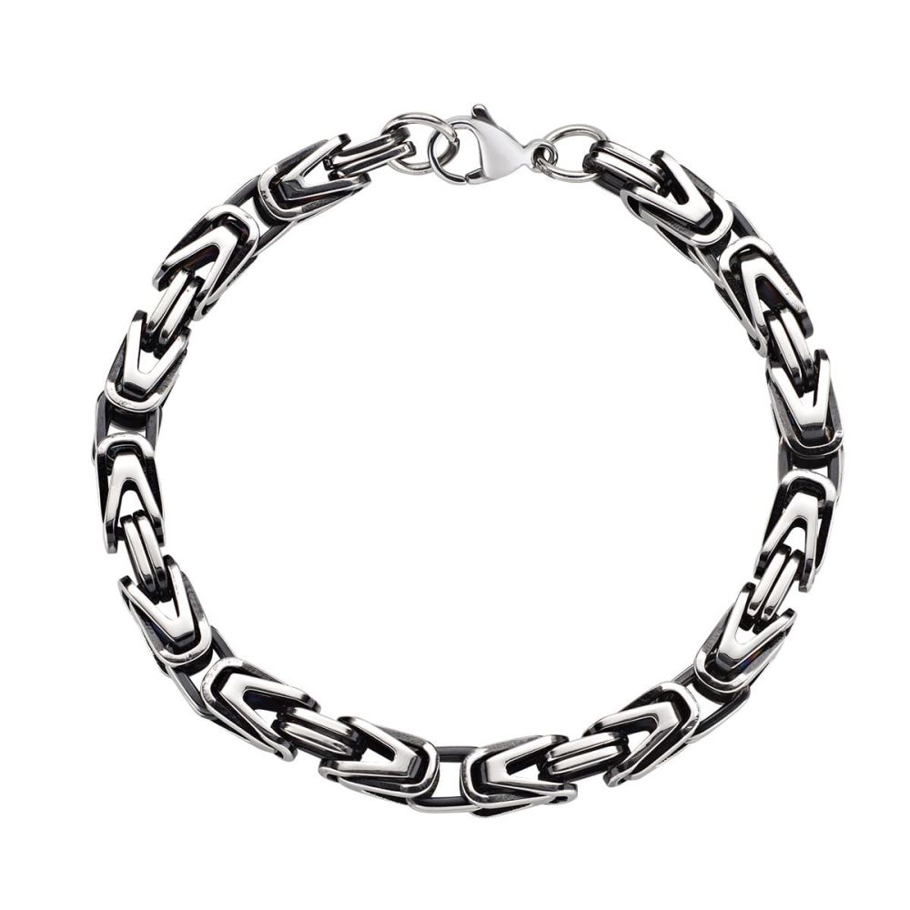 Amen Bracciale Acciaio 316L Brunito