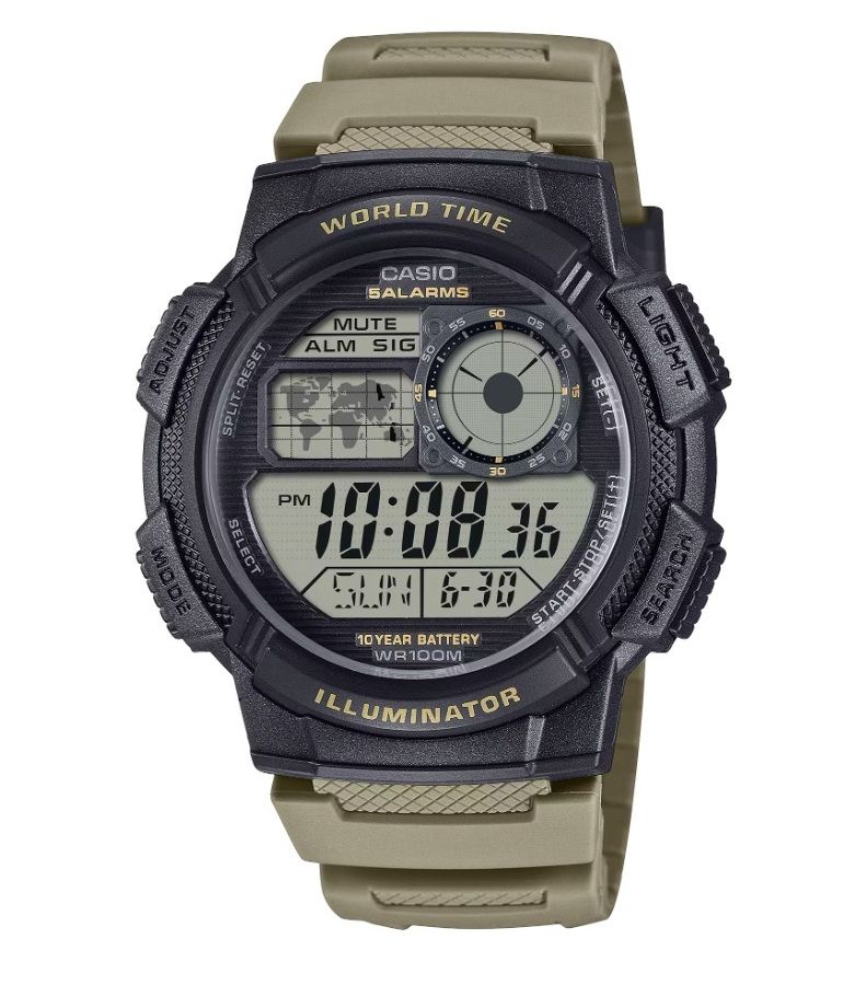 Casio Orologio Digitale Multifunzione AE-1000W-5AVEF