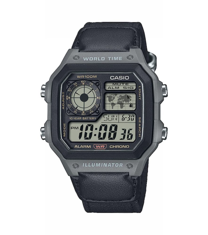 Casio Orologio Multifunzione Digitale AE-1200WHUB-8AVEF