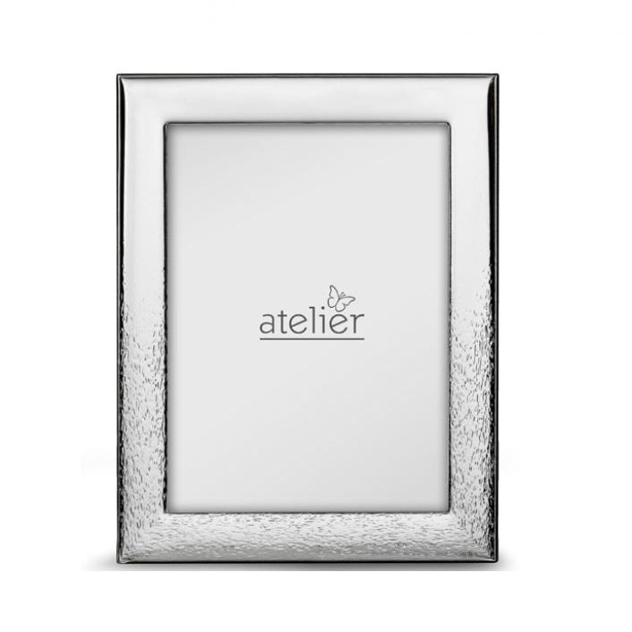 Atelier Cornice Laminato Argento e Legno 13X18