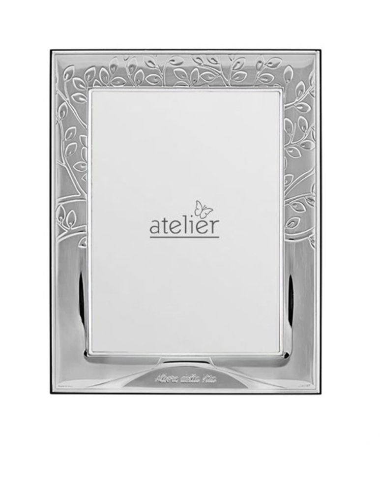 Atelier Cornice Laminato Argento e Legno 20X25