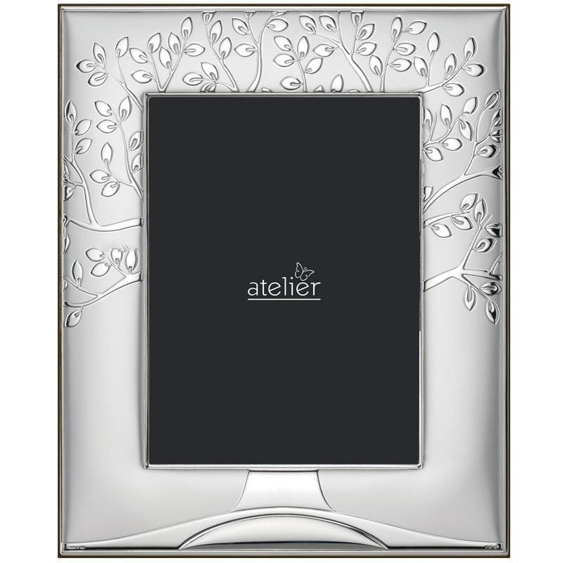 Atelier Cornice Laminato Argento e Legno 09X13