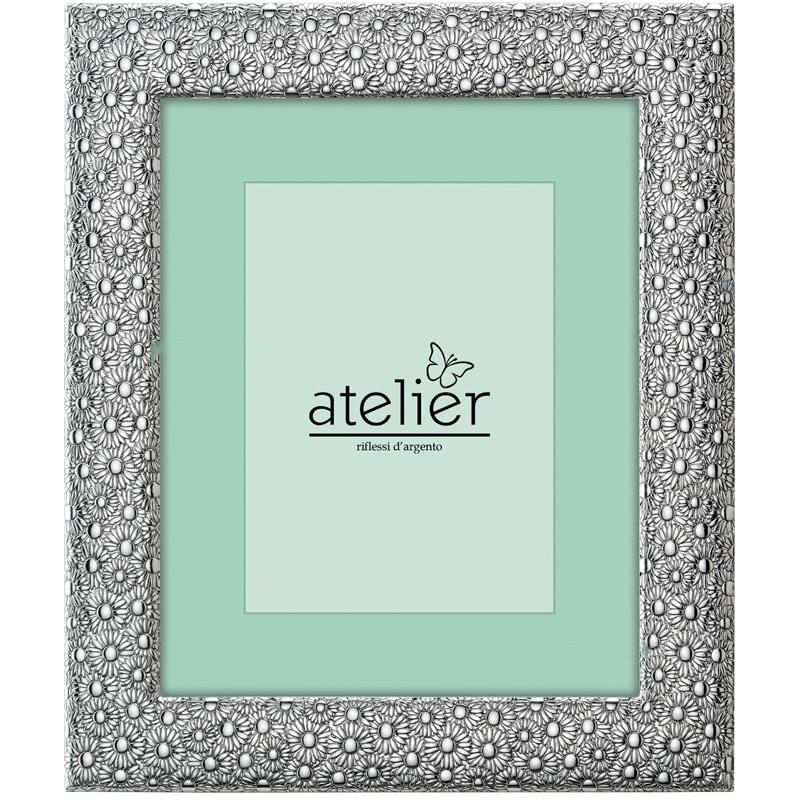 Atelier Cornice Laminato Argento e Legno 10X15