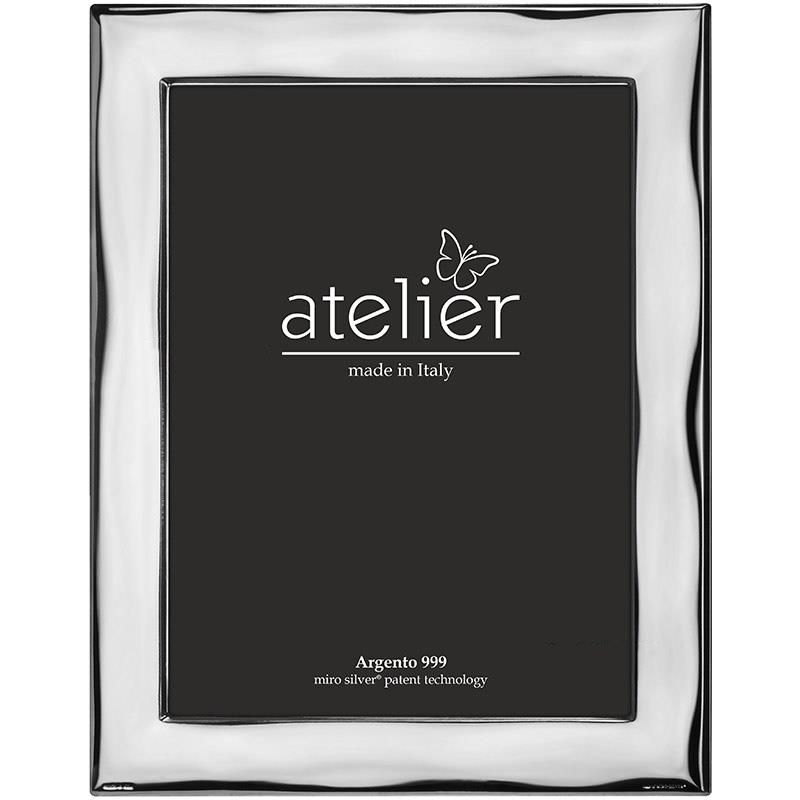 Atelier Cornice laminato Argento e Legno 18X24