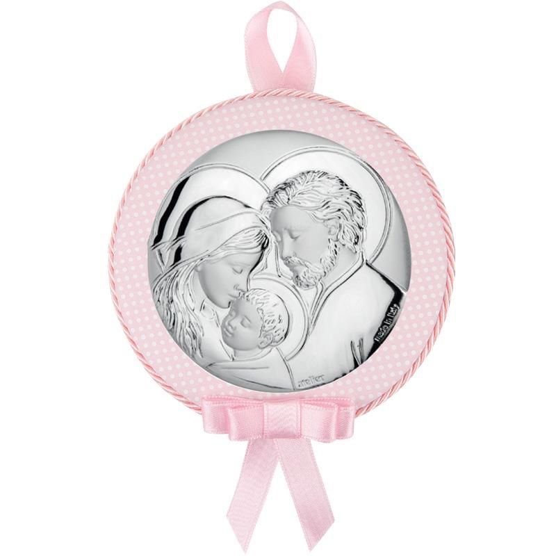 Atelier Capoculla Carillon Rosa Sacra Famiglia Argento
