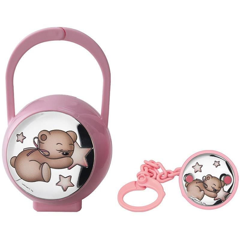 Atelier Set Pinza +Portaciuccio Bambina Orsetto