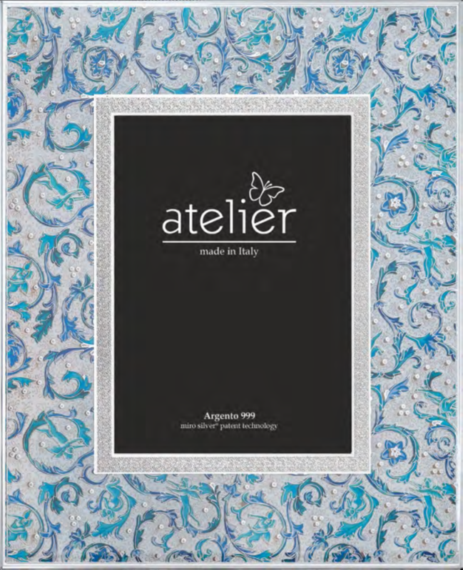 Atelier Cornice Cristallo Blu 13X18