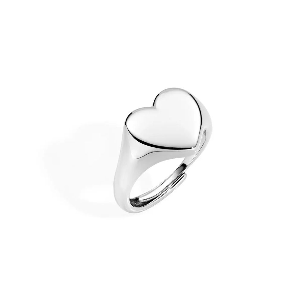 Amen Anello Cuore Chevalier Argento 