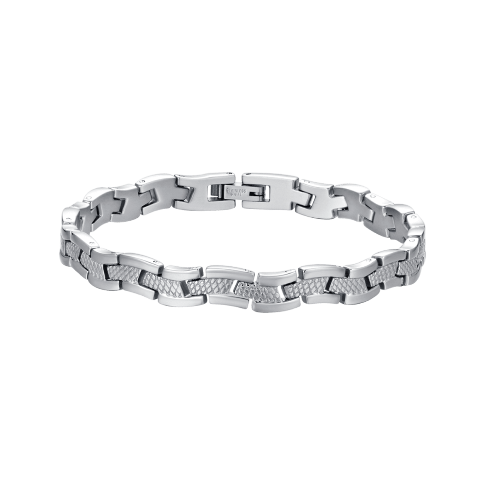 Luca Barra Bracciale Uomo Acciaio