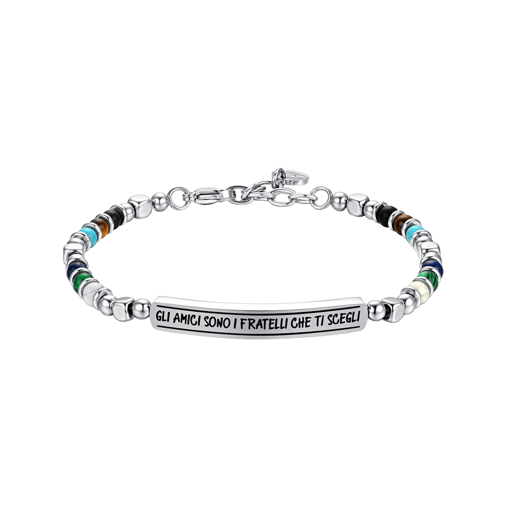 Luca Barra Bracciale Acciaio 
