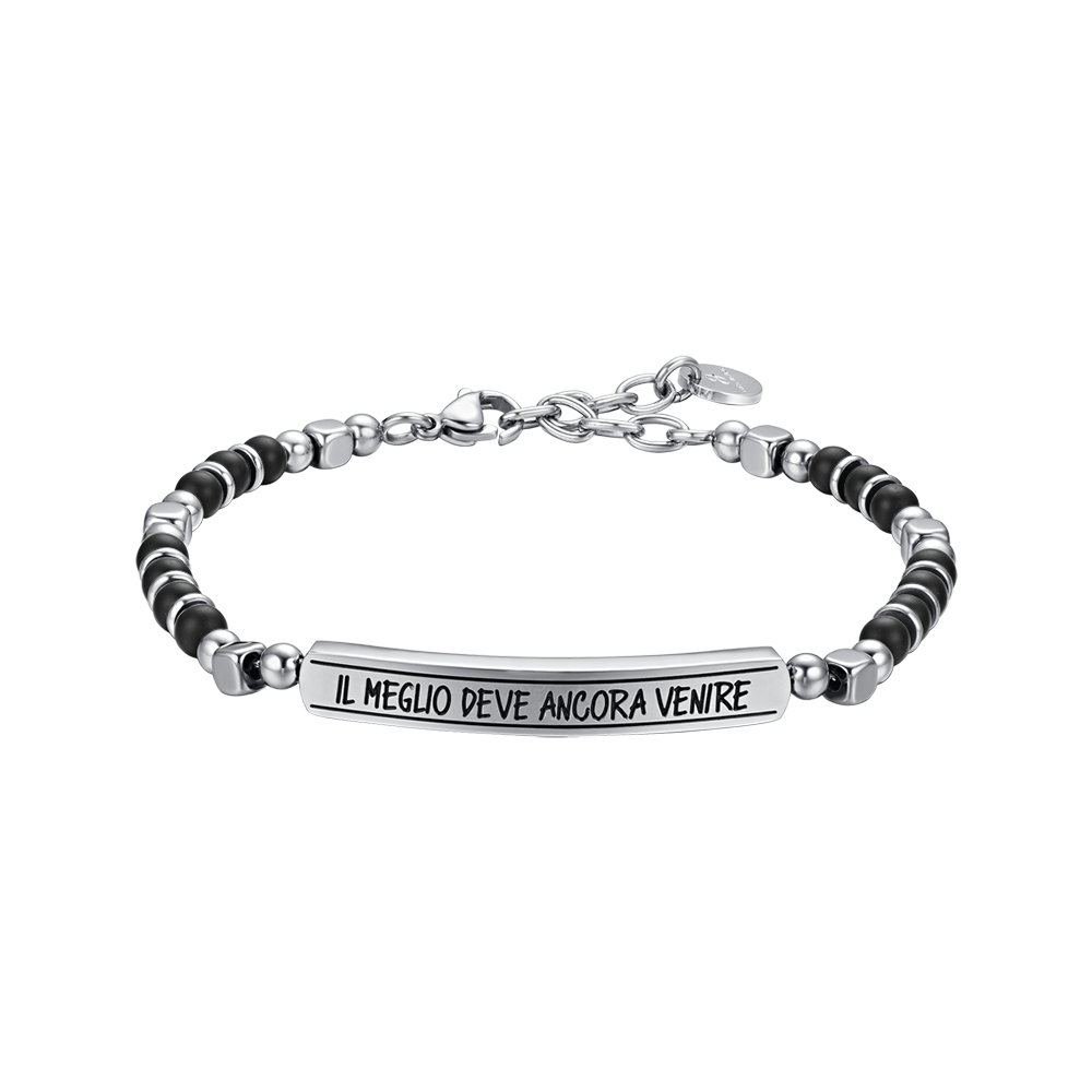 Luca Barra Bracciale Acciaio 