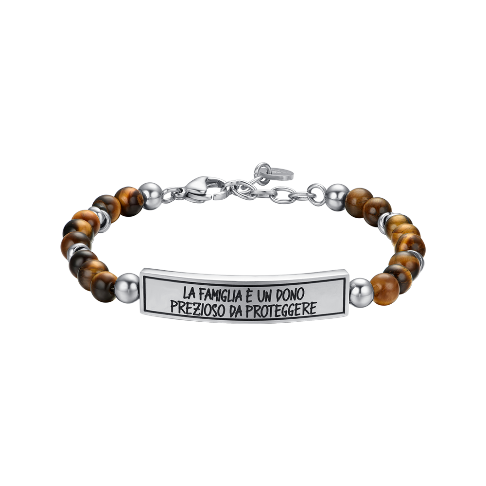 Luca Barra Bracciale Acciaio 