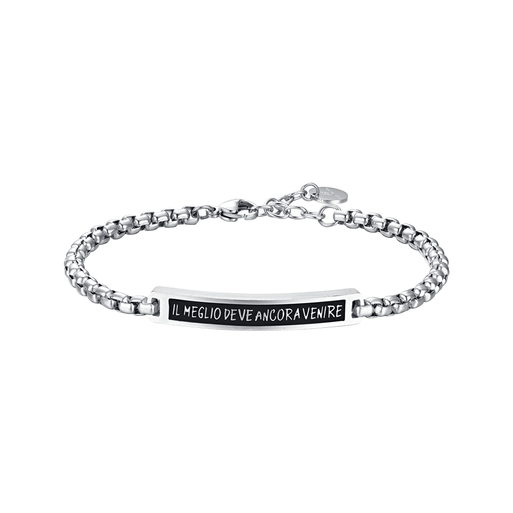 Luca Barra Bracciale Acciaio 