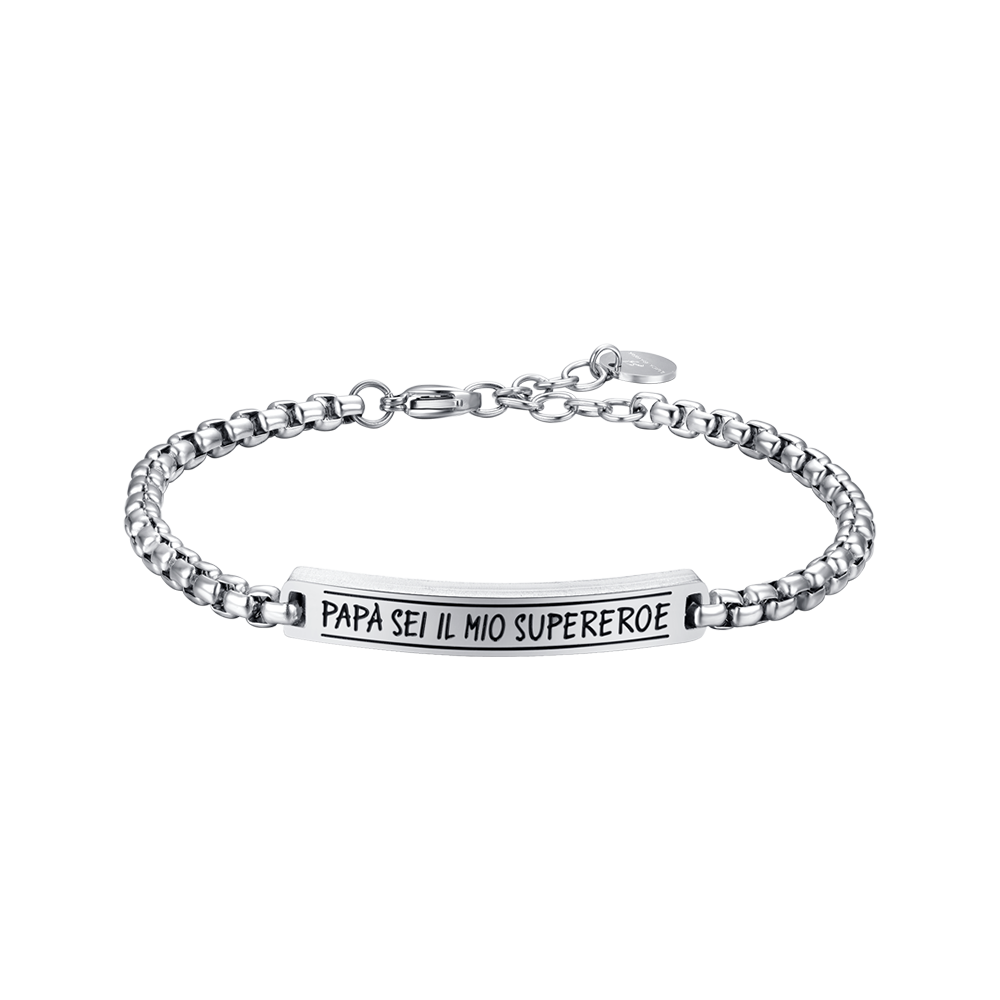 Luca Barra Bracciale Acciaio 