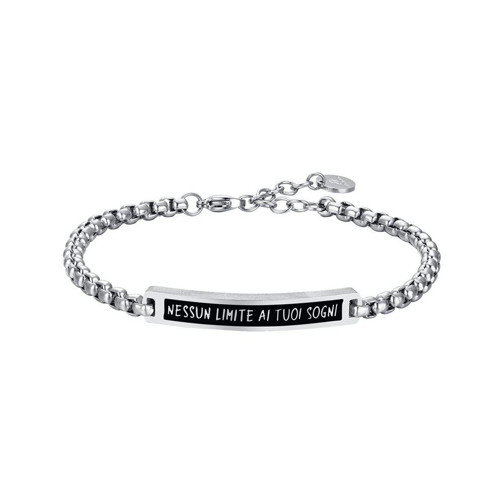 Luca Barra Bracciale Acciaio 