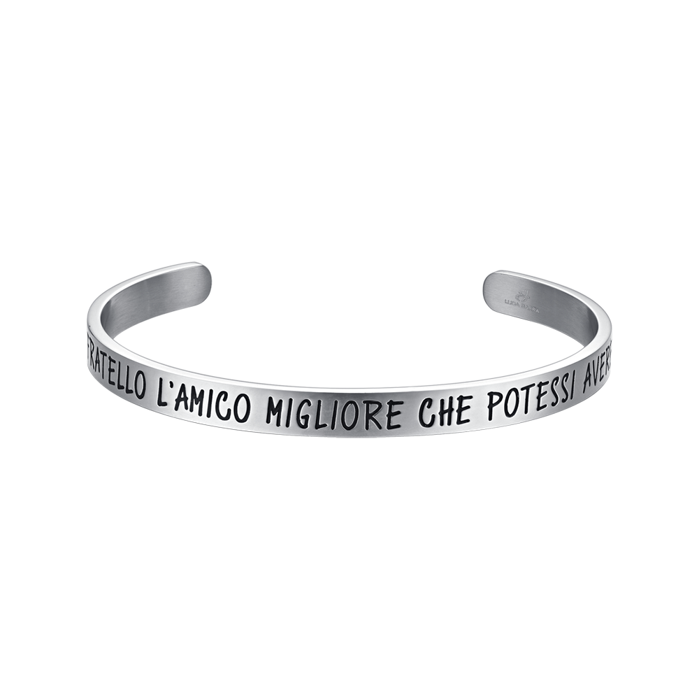 Luca Barra Bracciale Acciaio 