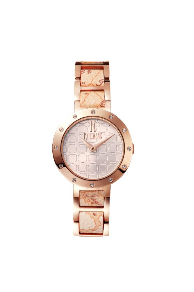 1° Classe Orologio Solo Tempo Acciaio Rosè e Pelle Bali
