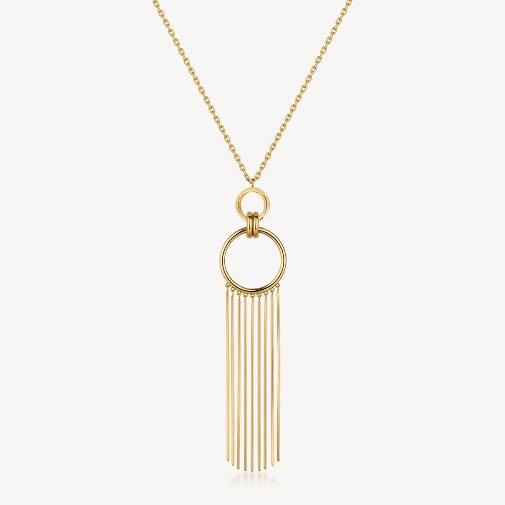 Brosway Collana Acciaio Gold Pendente con Frange