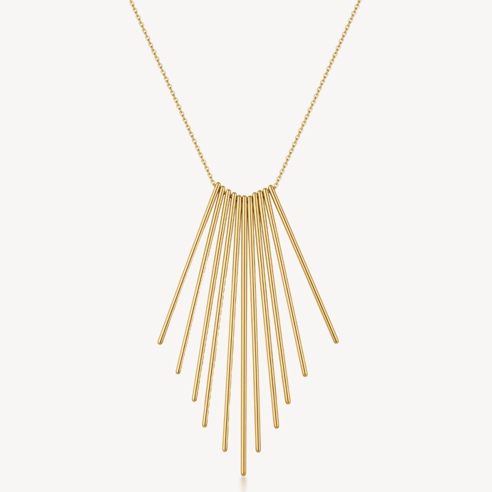 Brosway Collana Acciaio Gold con Barrette Pendenti