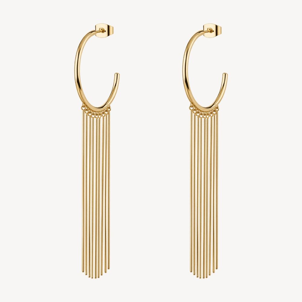 Brosway Cerchi Acciaio Gold con Frange