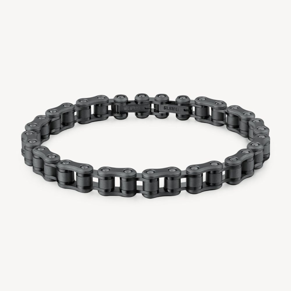 Brosway Bracciale Semirigido Acciaio Pvd Nero Backliner