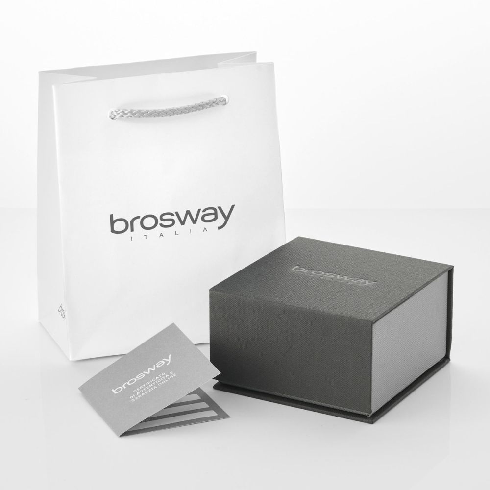 Brosway Bracciale Semirigido Acciaio e Diamanti Backliner