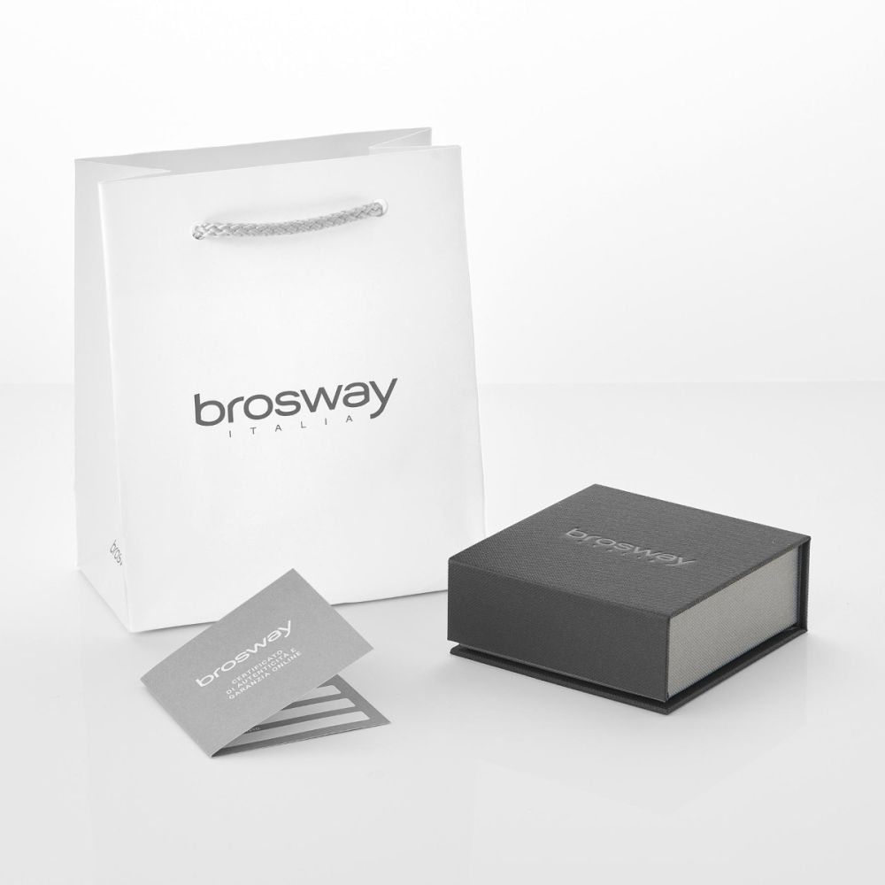 Brosway Collana Acciaio con Onice Nero Ink