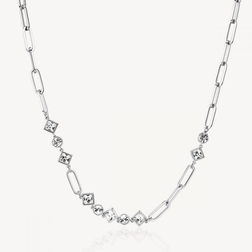 Brosway Collana Donna Acciaio e Cristalli Emphasis