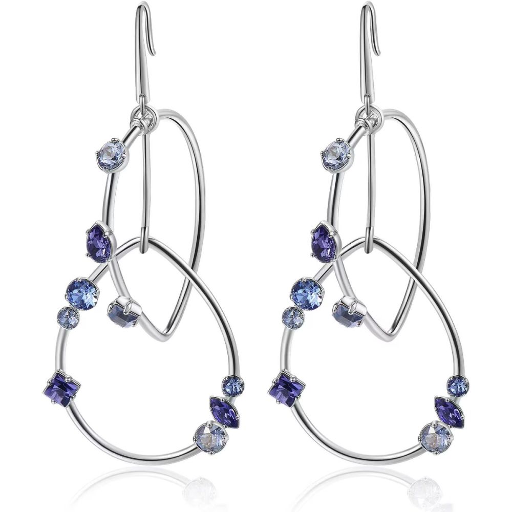 Brosway Orecchini Ottone Cristalli Tanzanite e Blu Affinity