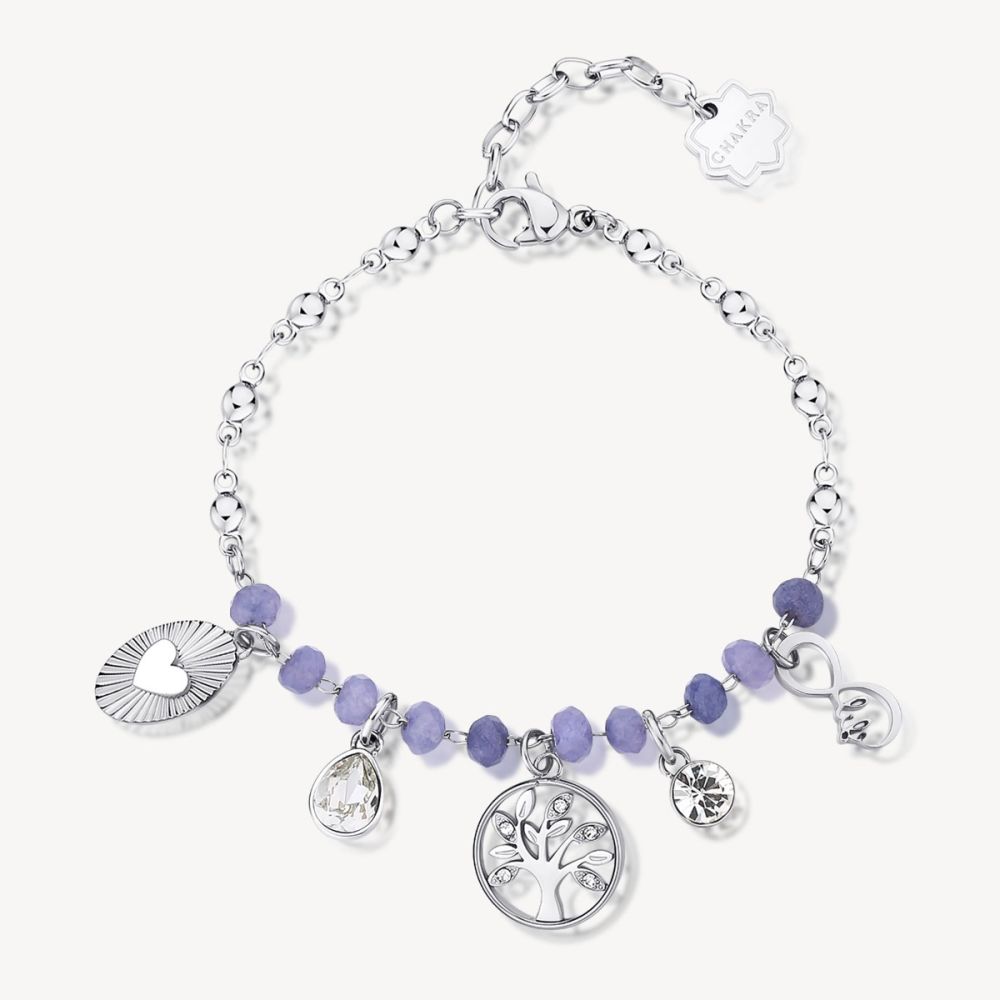 Brosway Bracciale Acciaio Multi Charm Mistici Chakra