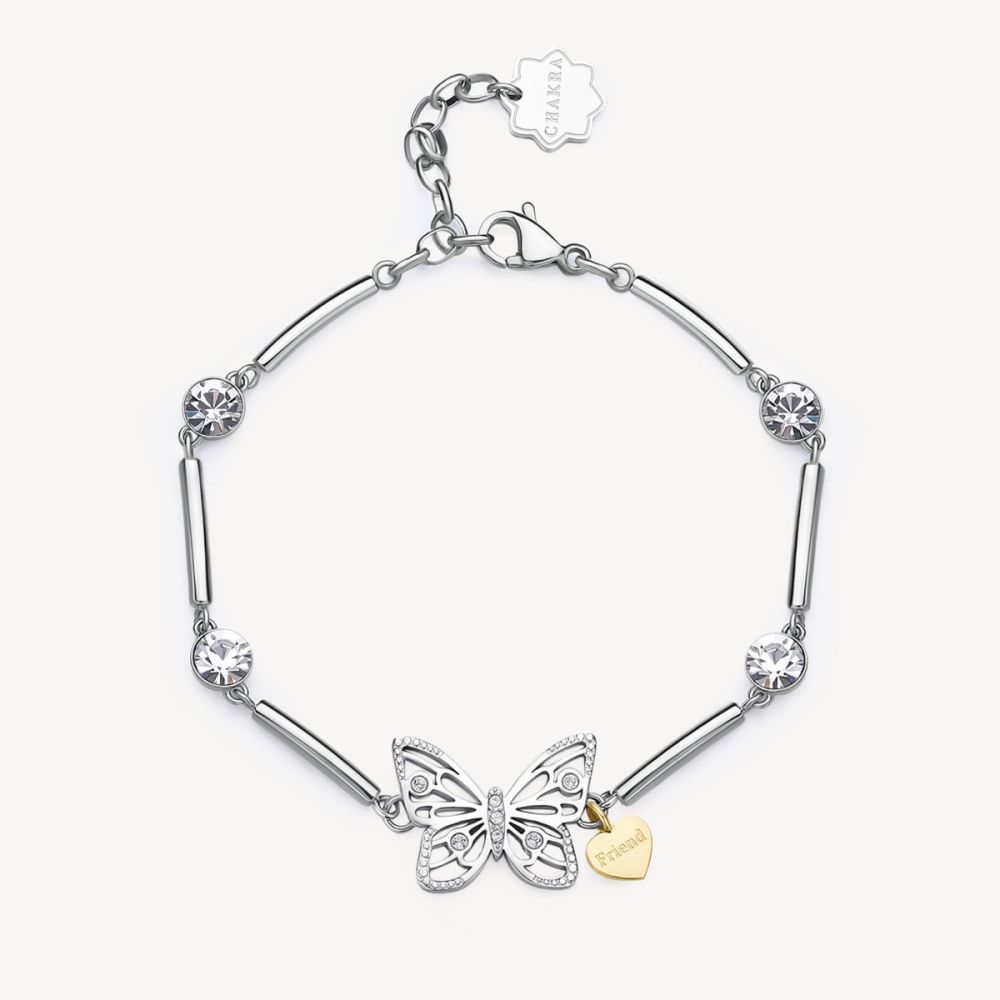 Brosway Bracciale Acciaio Farfalla Chakra