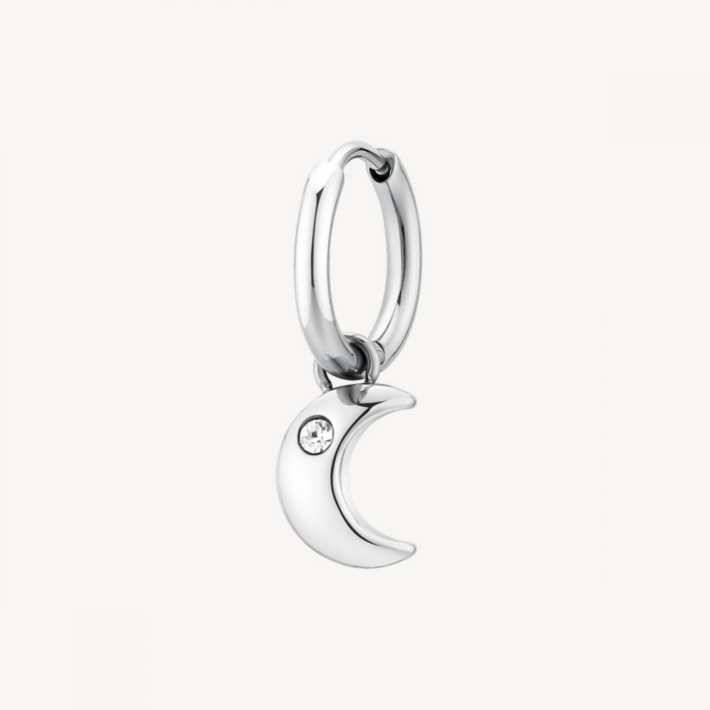 Brosway Mono Orecchino Acciaio Luna Chakra