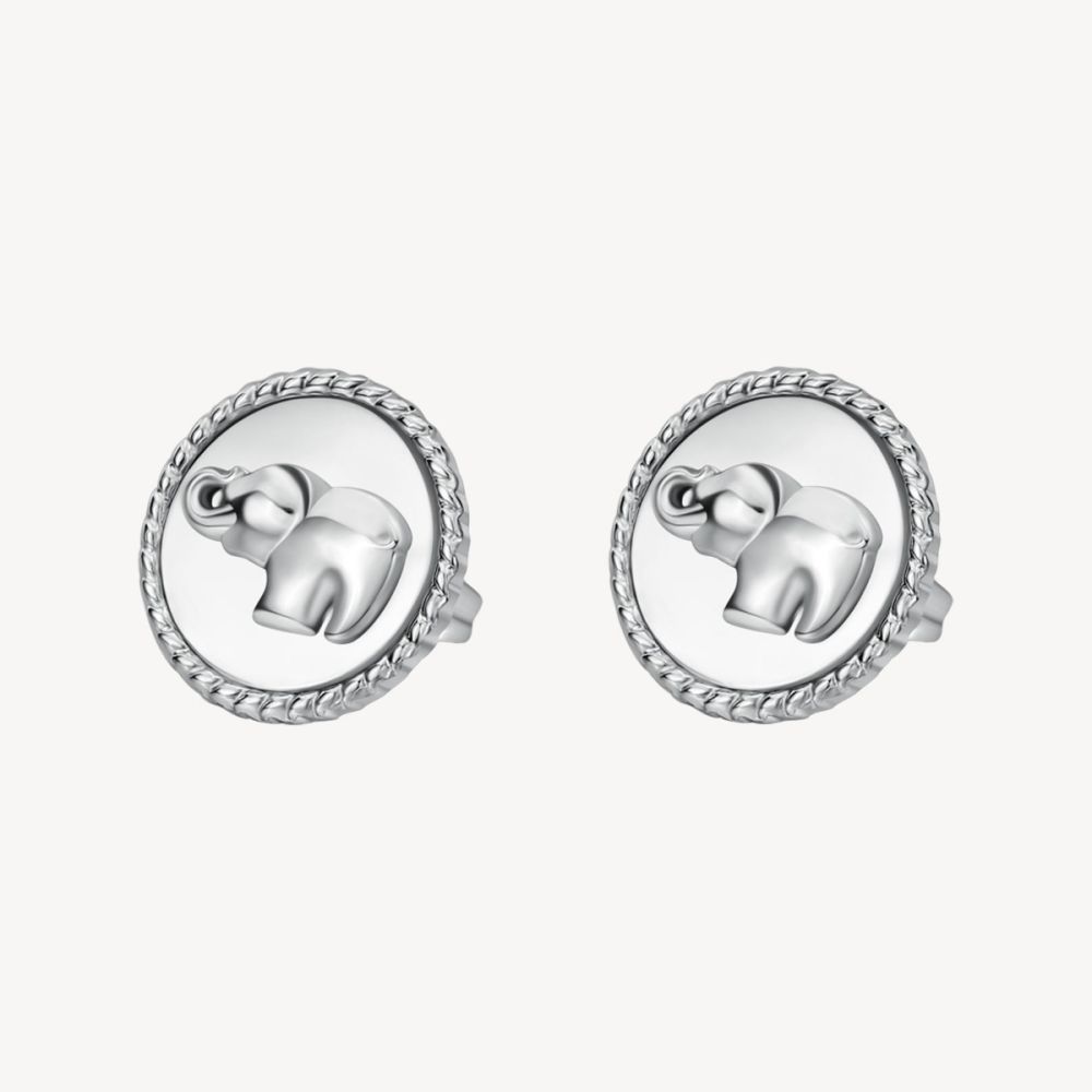 Brosway Orecchini Lobo Acciaio Elefante Chakra