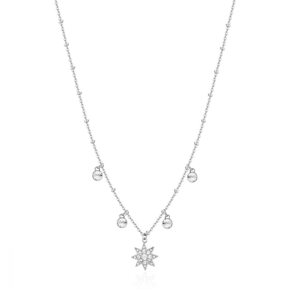 Brosway Collana Donna Acciaio Stella e Cristalli Chakra