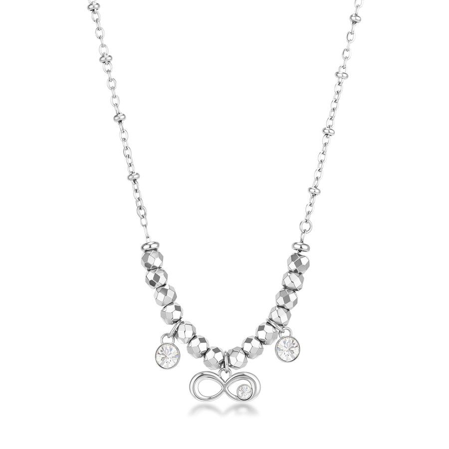 Brosway Collana Acciaio Infinito e Cristalli Chakra
