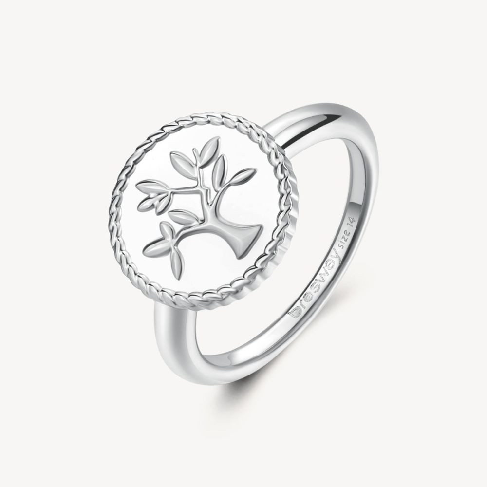 Brosway Anello Acciaio Albero Della Vita Chakra