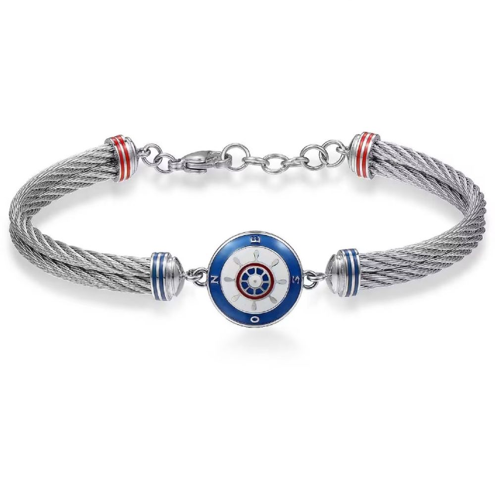 Brosway Bracciale Acciaio Timone Smaltato Horizon