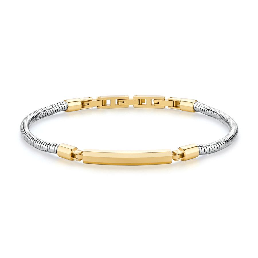 Brosway Bracciale Acciaio con Piastra Gold Origin